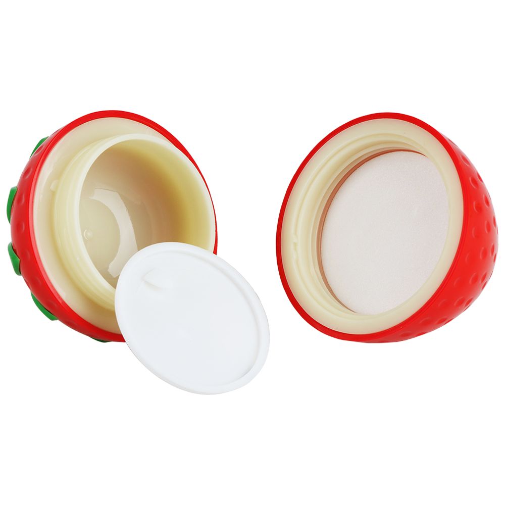 The High Culture Strawberry Plastic Storage Jar - 3"