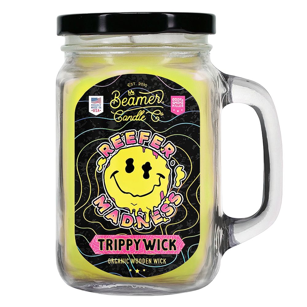 Beamer Candle Co. Trippy Wick Collection Mason Jar Candle | 12oz