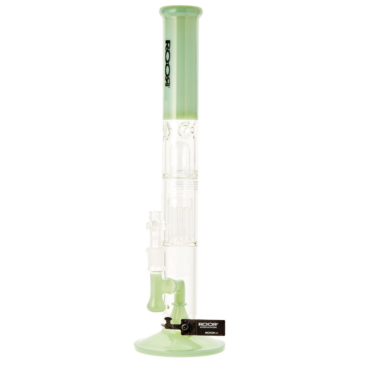 RooR 24" 19mm Classic Beaker Water Pipe - Black/White Logo