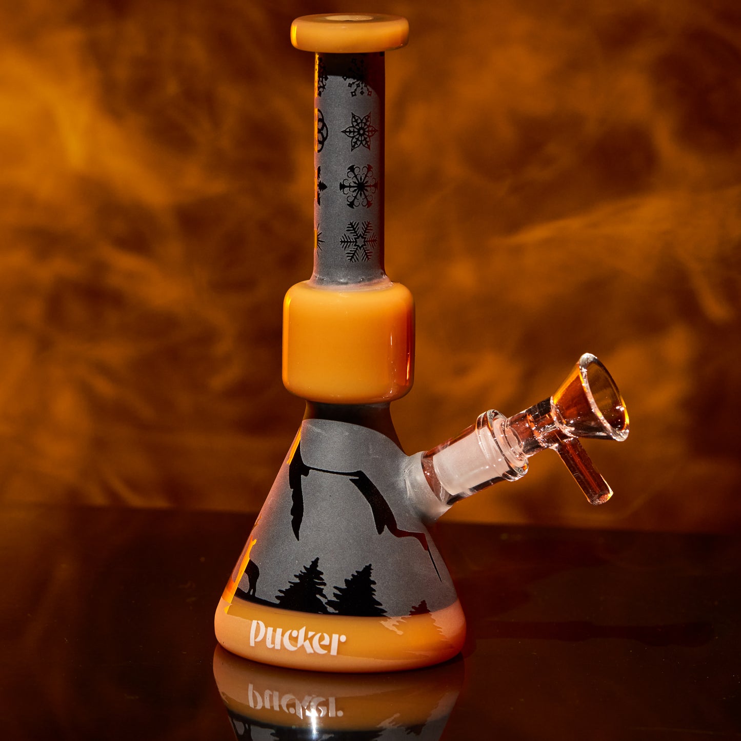 Pucker Shade Water Smoking Bong Pipe 5mm