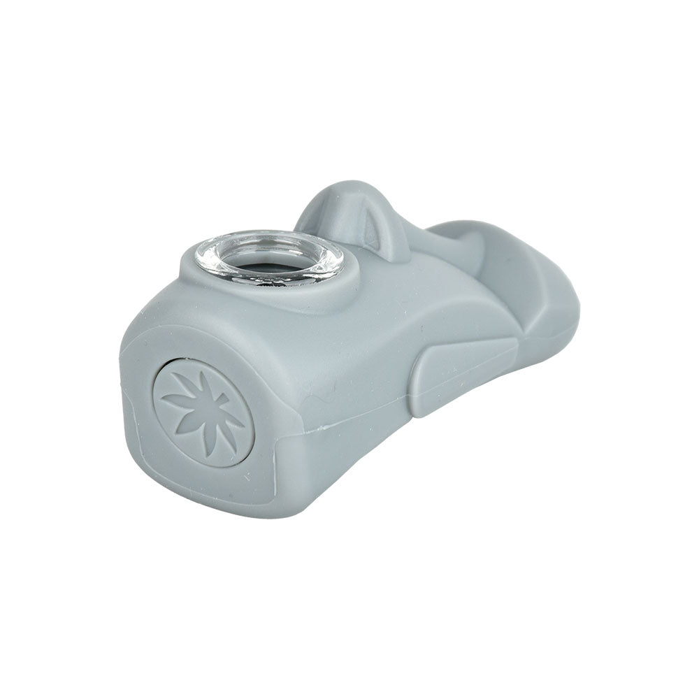 The High Culture Stoned Head Statue Silicone Hand Pipe - 3.25"