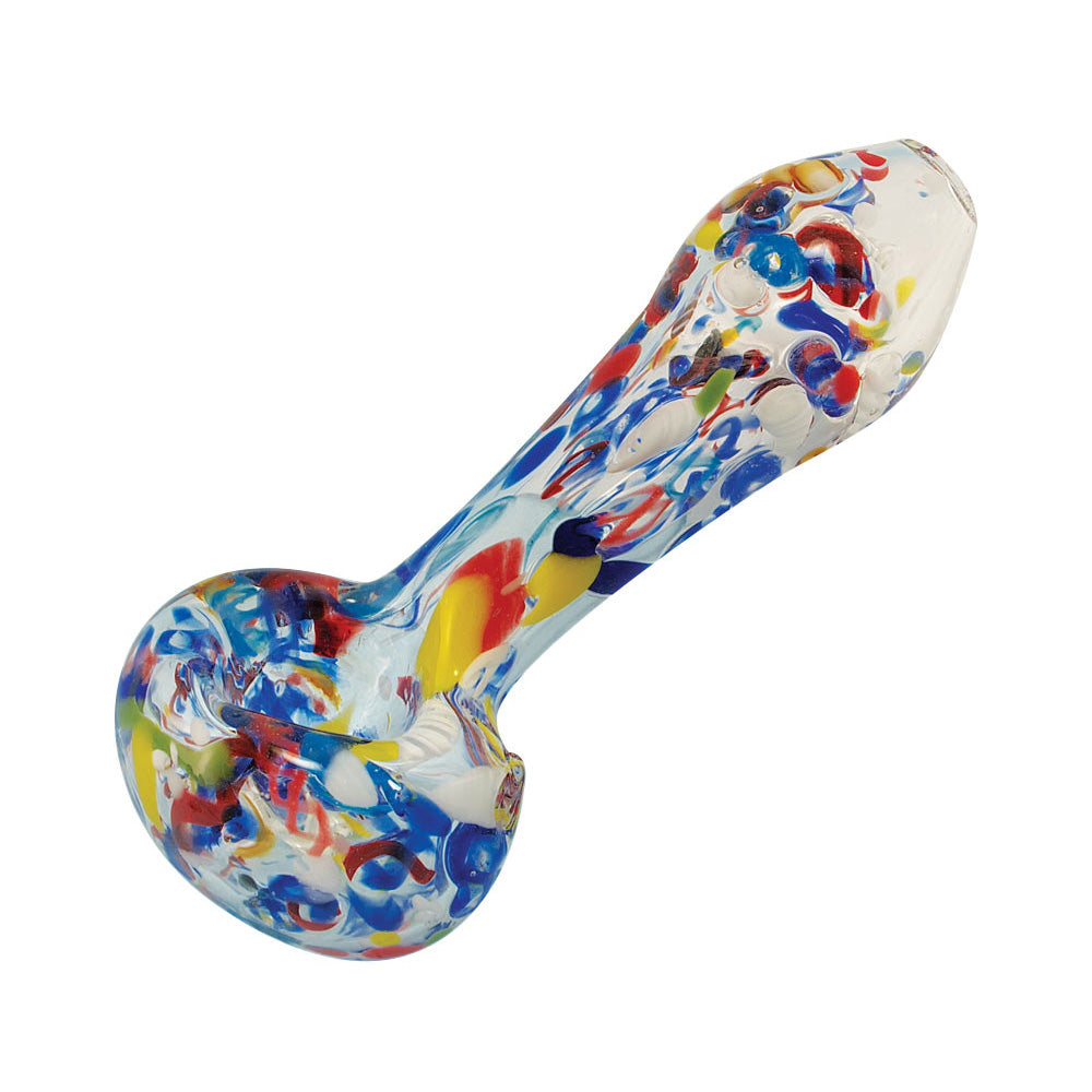 Splatter Frit Glass Pipe