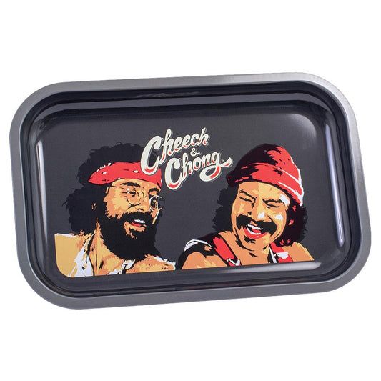 Cheech & Chong Metal Rolling Tray | Laughing Friends