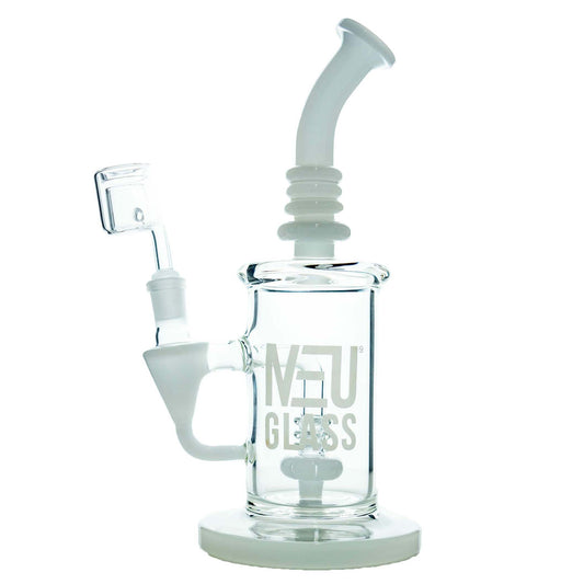 Neu Concentrate Shower Head Rig - White WATER BONG SMOKING PIPE