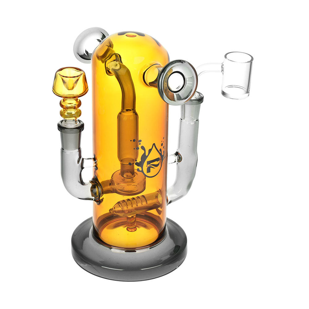 Pulsar Double Trouble Dry Pipe/Dab Rig | 8" | 14mm F Dual Use