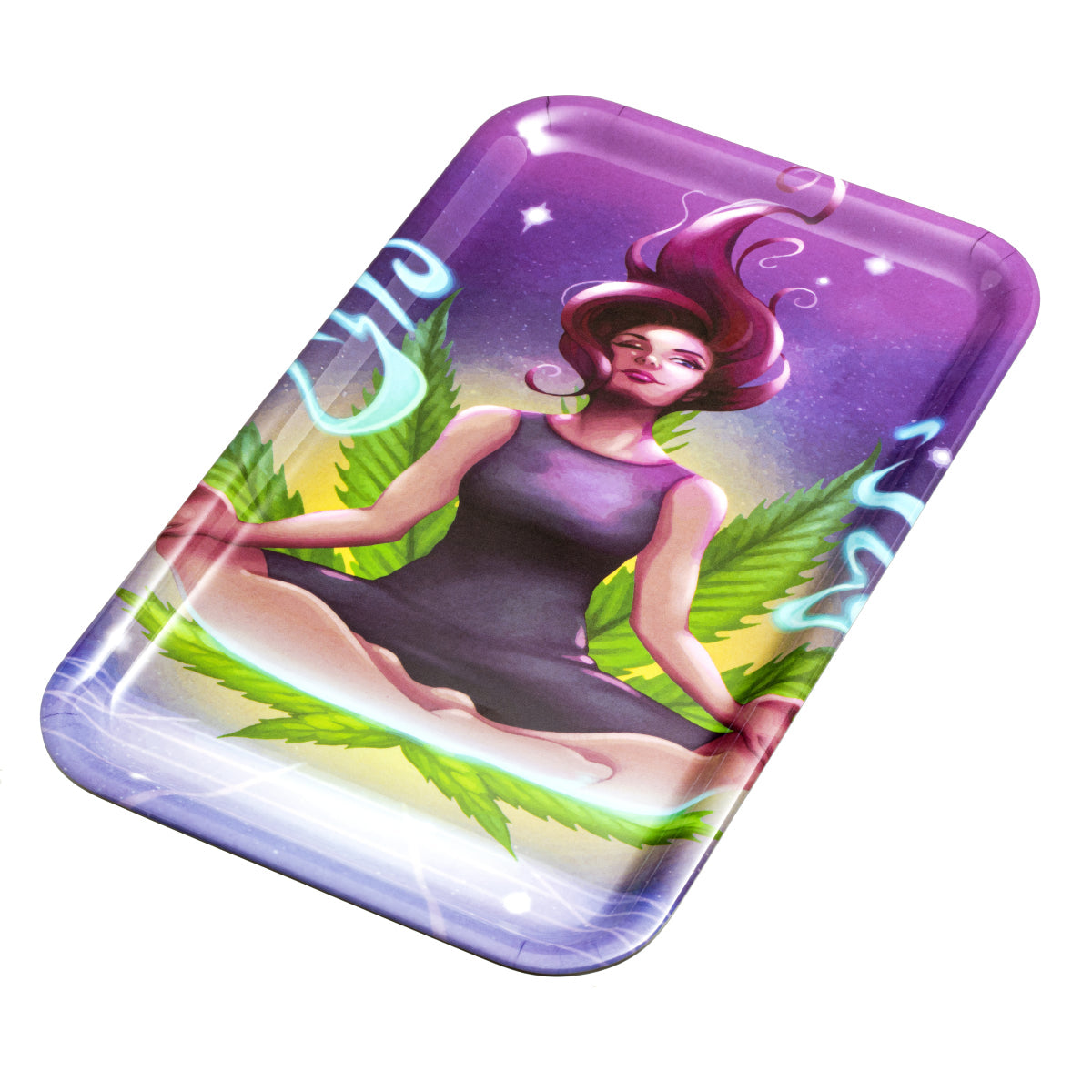 Rollin Budz Calm And High Rolling Tray - (1 Count)-Rolling Trays and Accessories