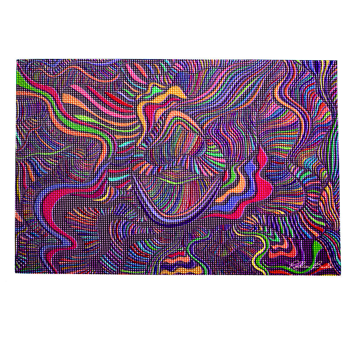 Rollin Budz Colorful 8x11 Dab Mat - (1 Count)-Dab Tools