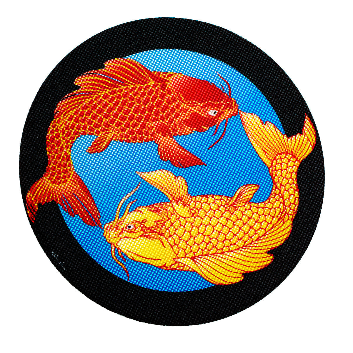 Rollin Budz Koi Fish 8" Dab Mat - (1 Count)-Dab Tools