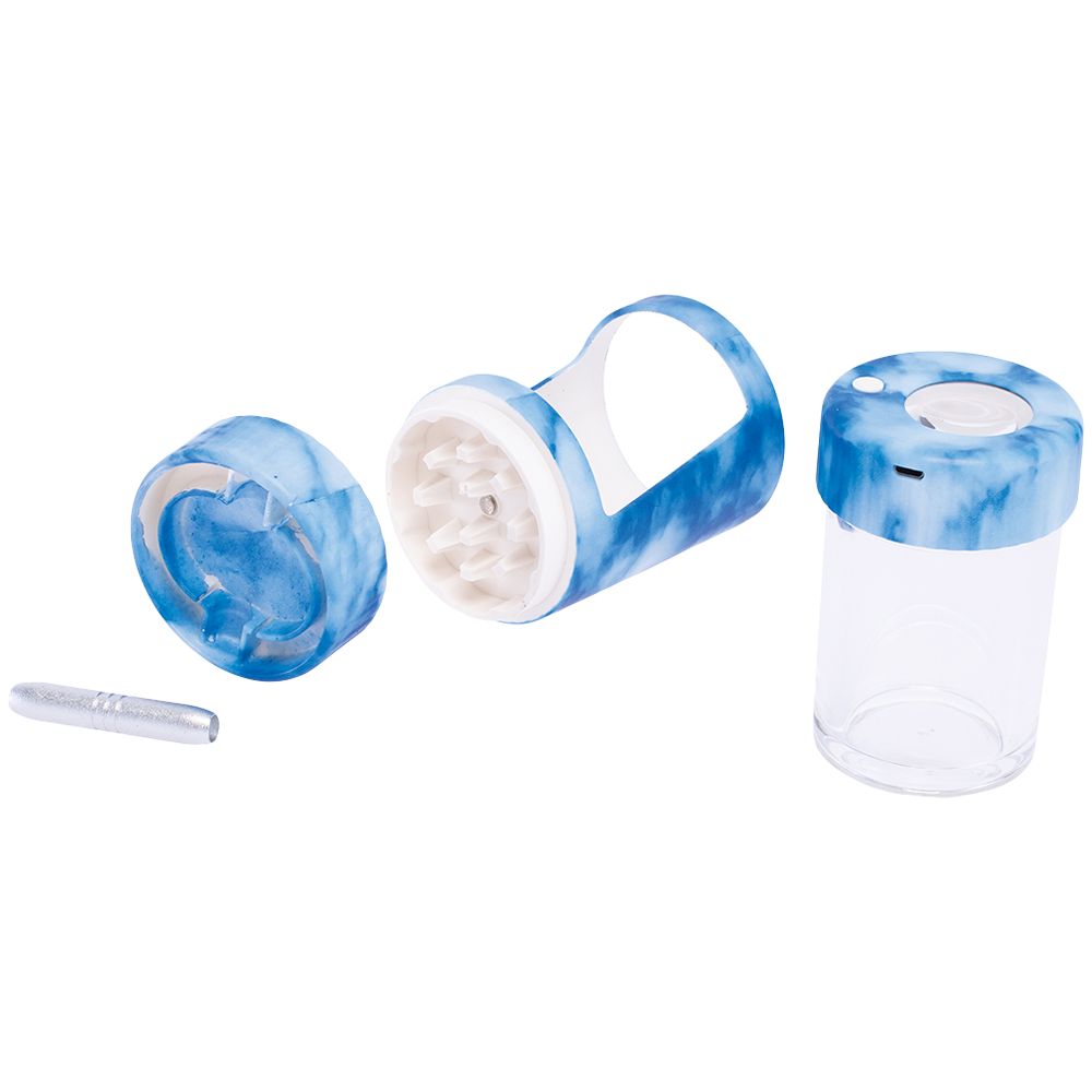 High5 Stash & Grind LED Storage Jar | 4" | 4pc