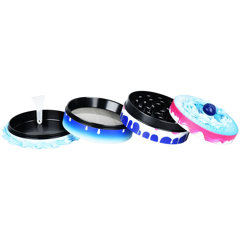 The High Culture Birthday Cake Grinder | 4pc | 2.5"