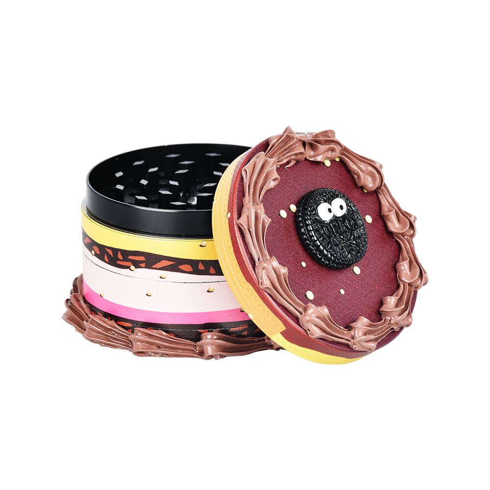 The High Culture Birthday Cake Grinder | 4pc | 2.5"