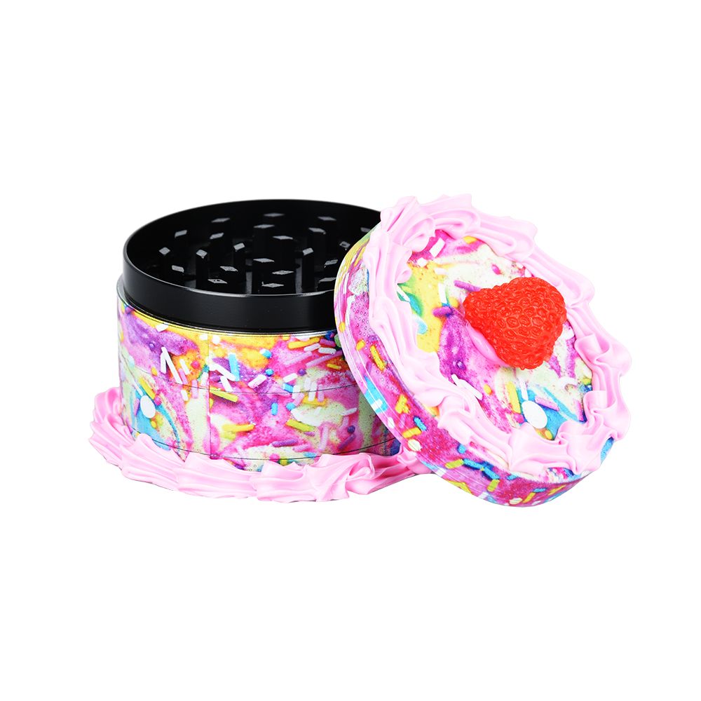 The High Culture Birthday Cake Grinder | 4pc | 2.5"