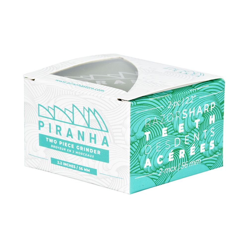 Piranha Compact Aluminum Grinder | 2pc | 2.2"