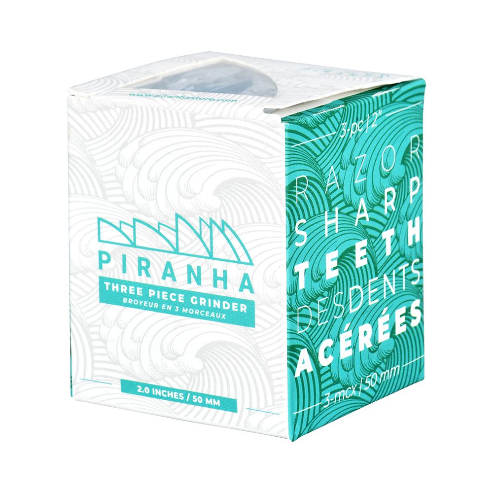 Piranha Grind-and-Store Aluminum Grinder | 3pc | 2"