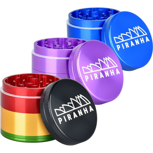 Piranha Pollinator Aluminum Grinder | 4pc | 2"