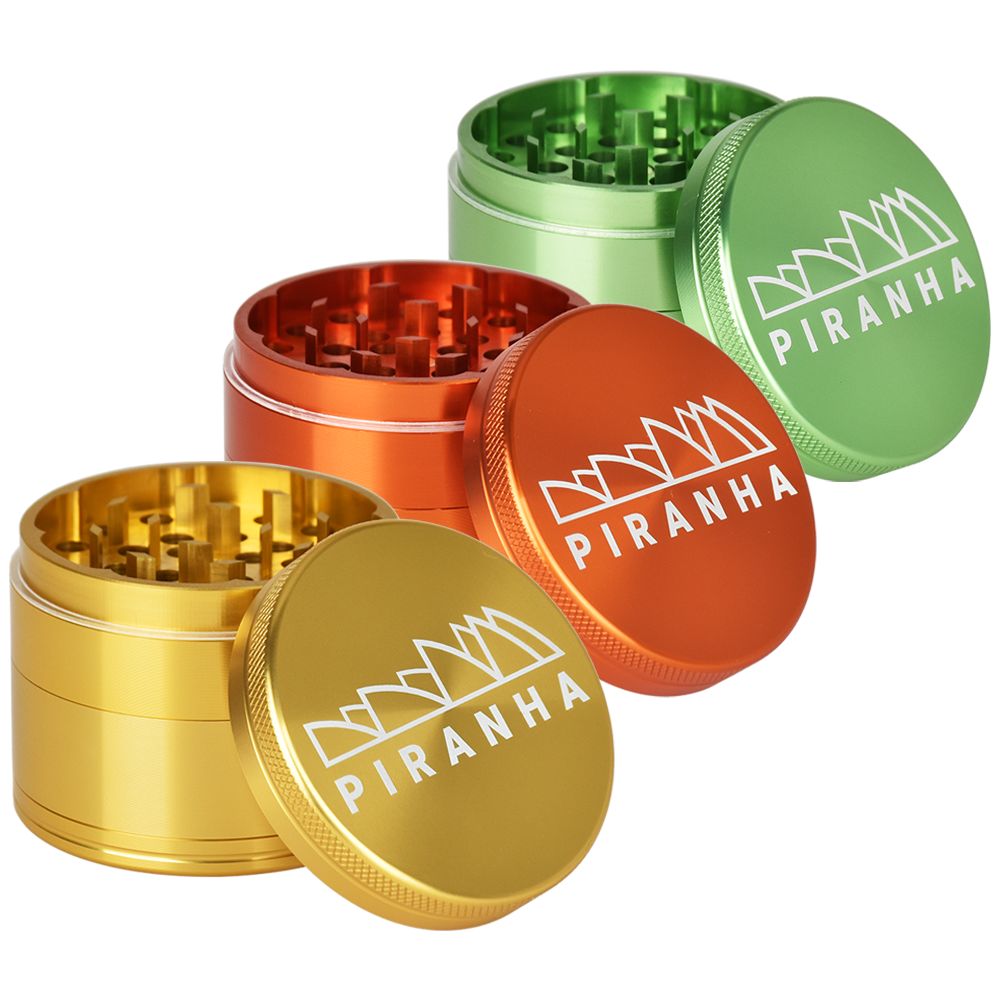 Piranha Pollinator Aluminum Grinder | 4pc | 2.2"