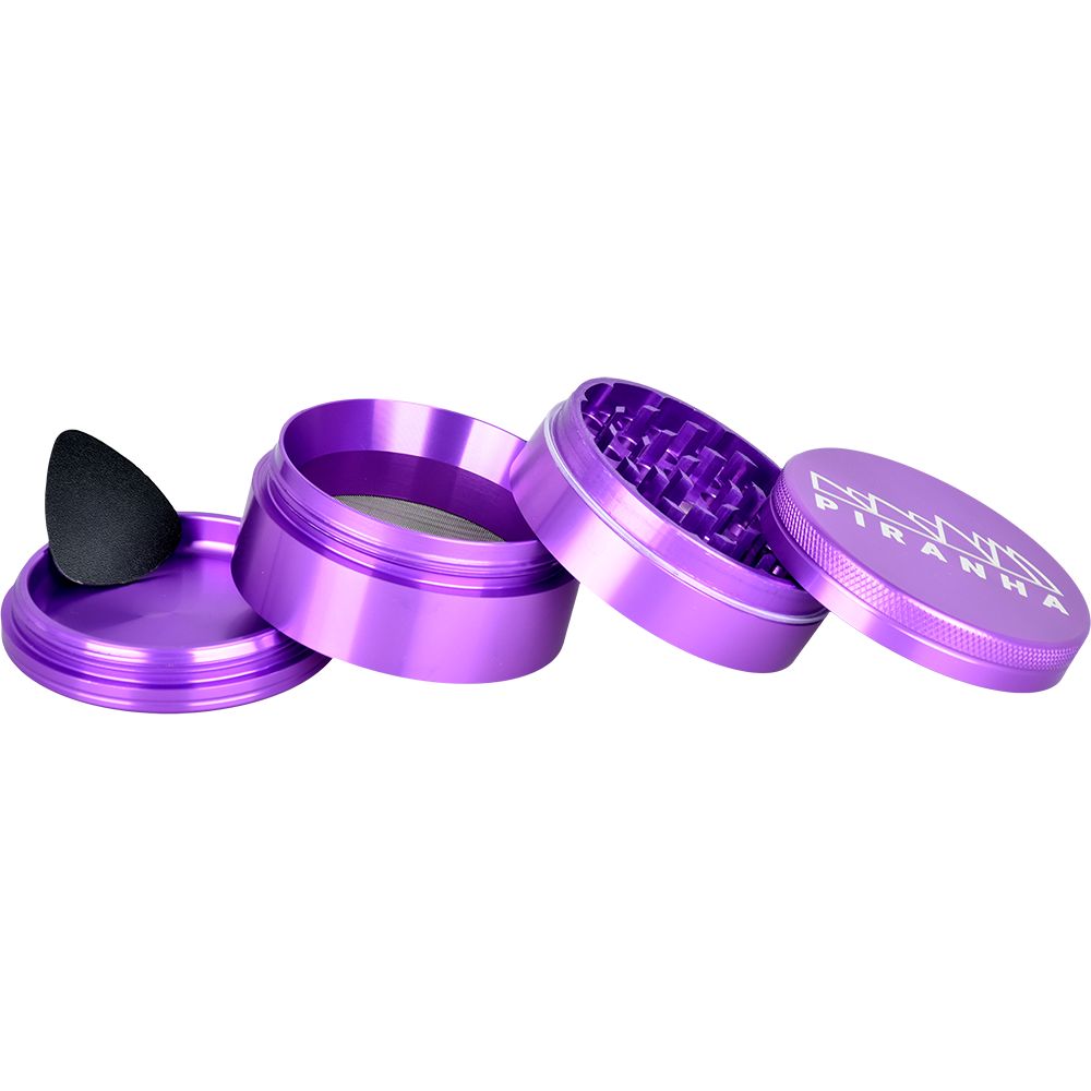 Piranha Pollinator Aluminum Grinder | 4pc | 2.5"
