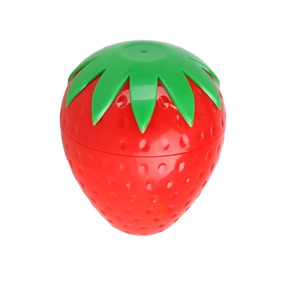 The High Culture Strawberry Plastic Storage Jar - 3"