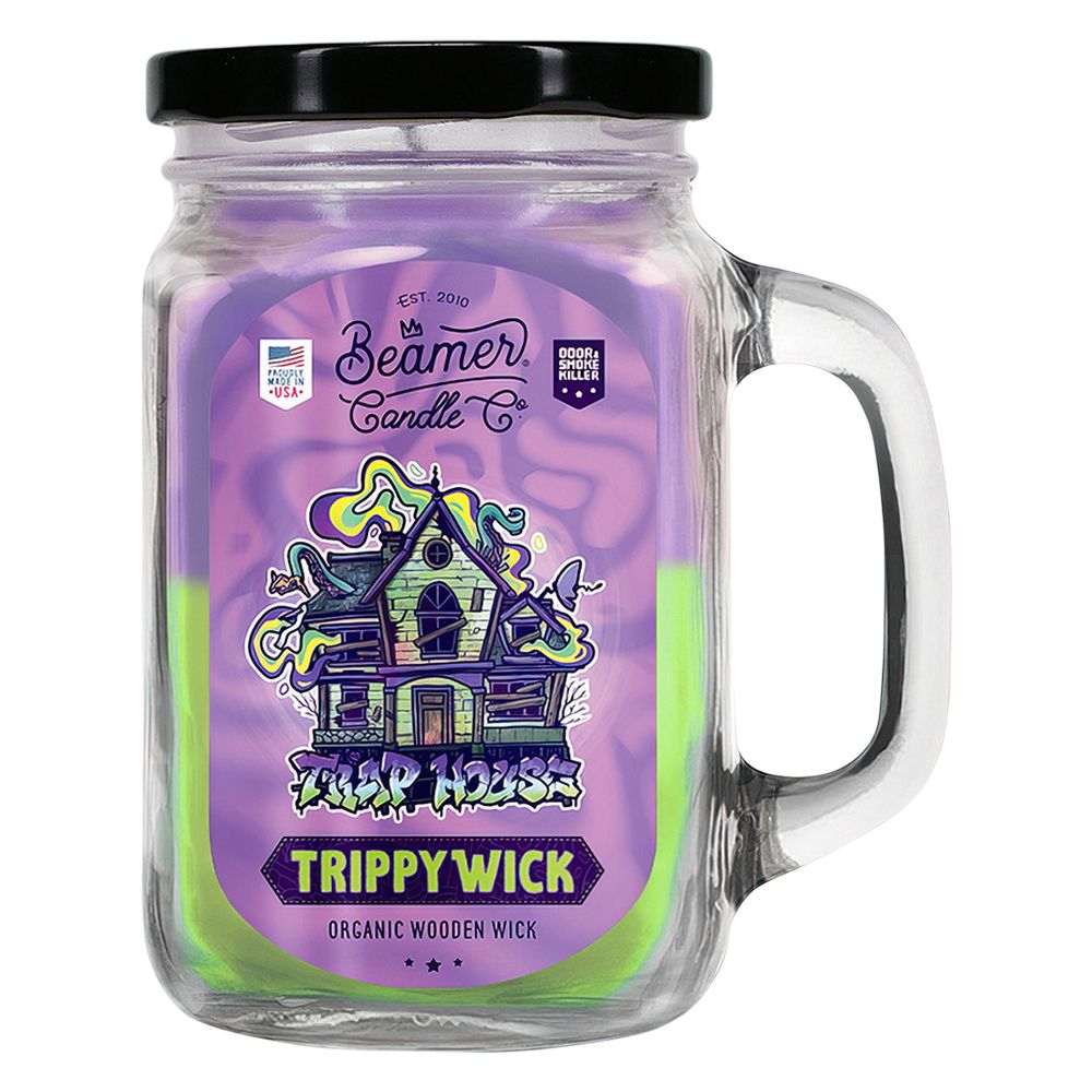 Beamer Candle Co. Trippy Wick Collection Mason Jar Candle | 12oz