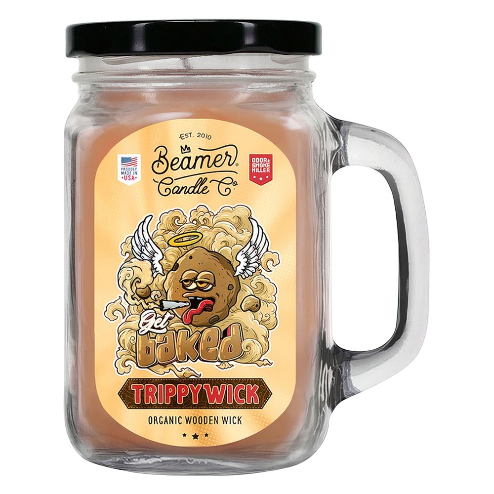 Beamer Candle Co. Trippy Wick Collection Mason Jar Candle | 12oz