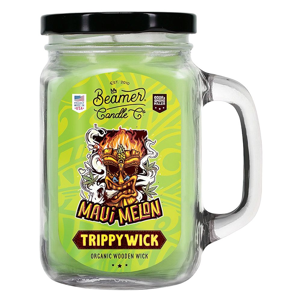Beamer Candle Co. Trippy Wick Collection Mason Jar Candle | 12oz