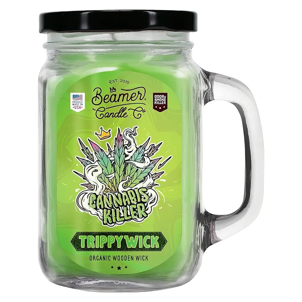 Beamer Candle Co. Trippy Wick Collection Mason Jar Candle | 12oz