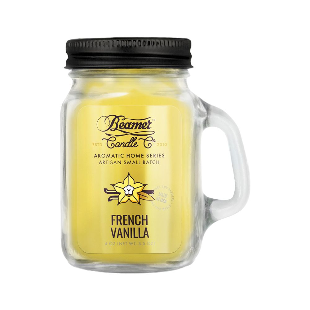 Beamer Candle Co. Aromatic Home Series Mini Mason Jar Candle | 4oz