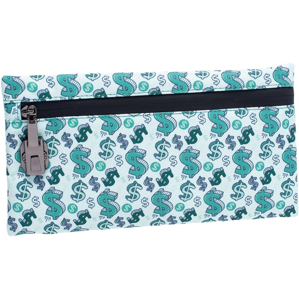 Smell Proof Zippered Fabric Pouch | 11" x 6"