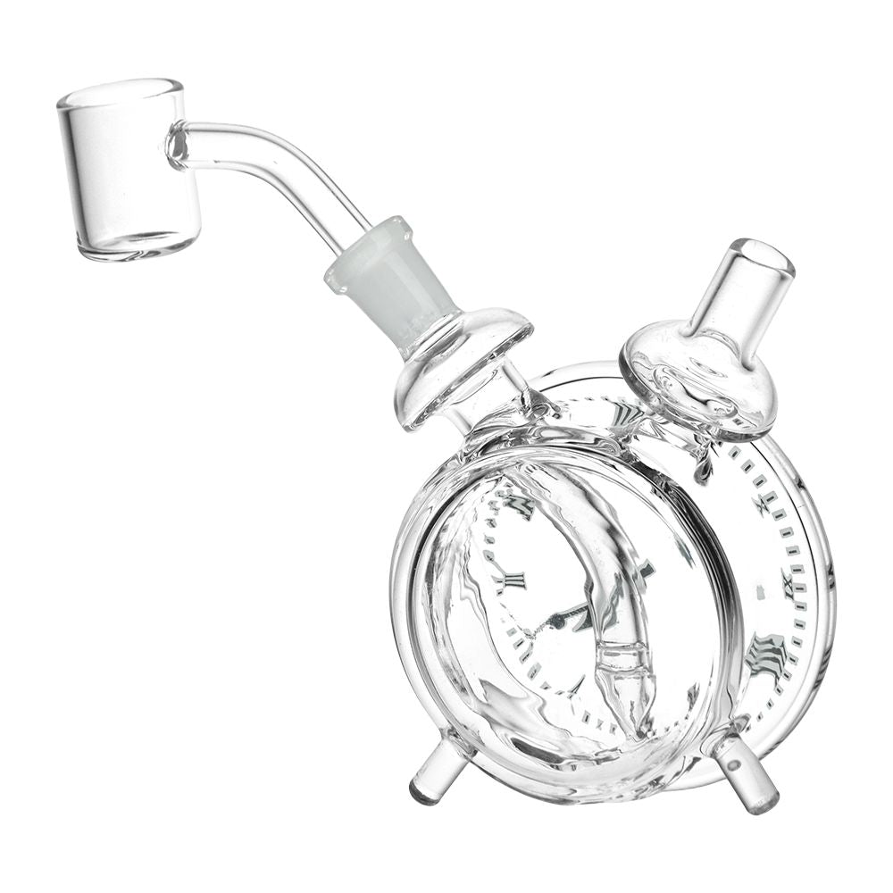 The High Culture 420 O'Clock Glow In the Dark Mini Rig - 4" / 10mm F