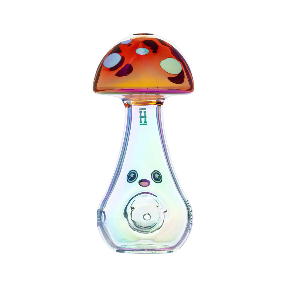 Hemper Trippy Shroom Glass Hand Pipe - 4.5"