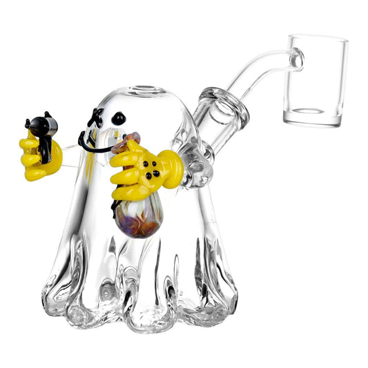 The High Culture Pilfering Poltergeist Glass Dab Rig - 3.25" / 14mm F