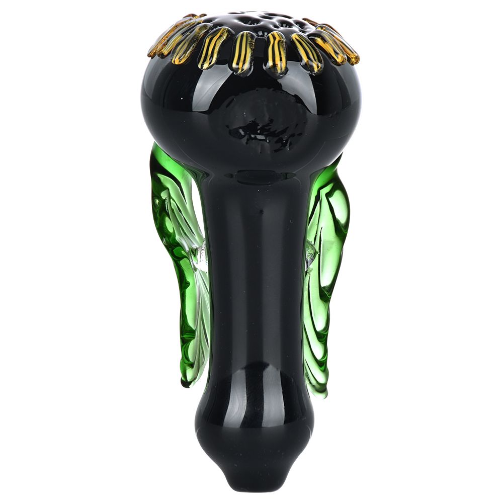 The High Culture Sunflower Glass Hand Pipe - 4.5"