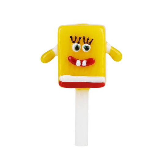 Happy Sponge Glass Hand Pipe - 3.25"