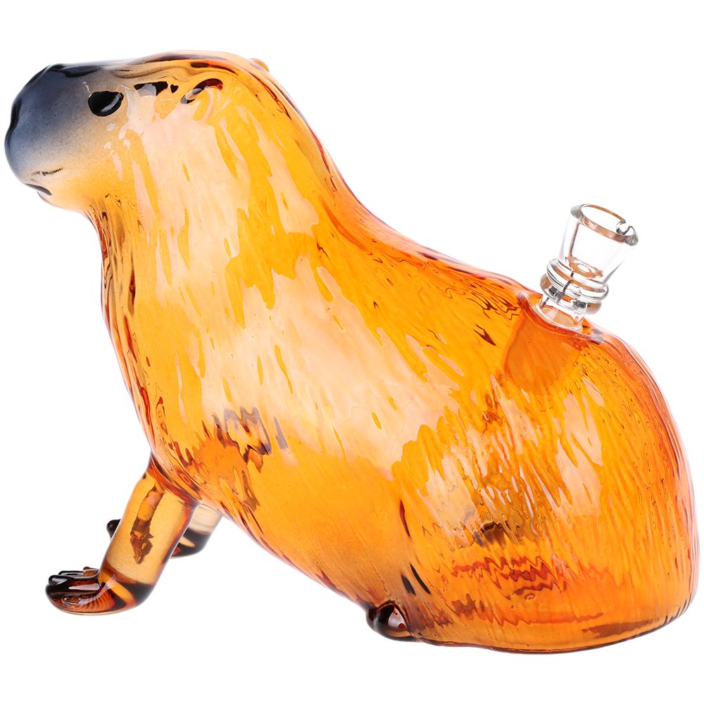 The High Culture Capybara Glass Water Pipe - 7.5" / 14mm F