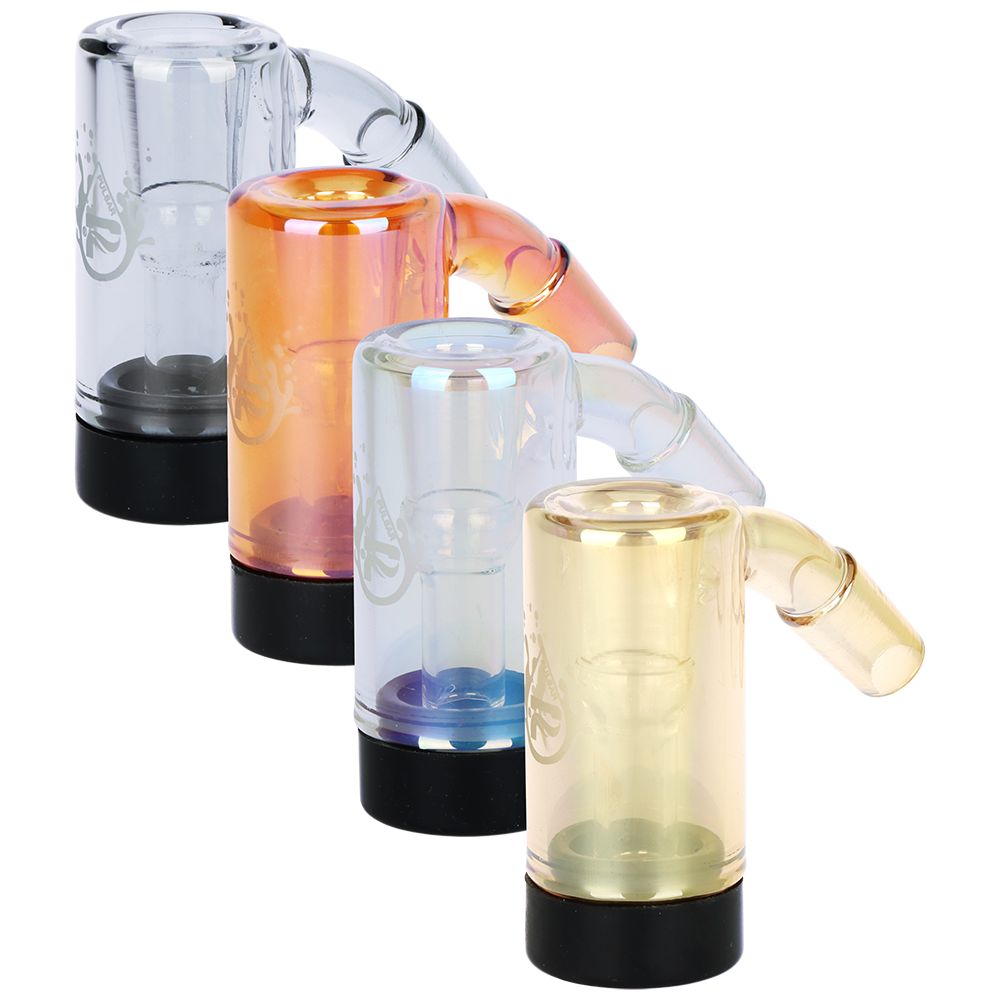 Pulsar Electroplated Glass Oil Reclaimer | 2.75" | 14mm | Assorted Colors | 4ct Bundle