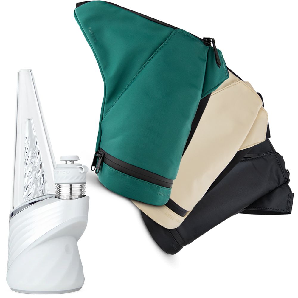 Puffco Peak Pro 3DXL Chamber eRig & Travel Bag Bundle | Pearl | 1700mAh