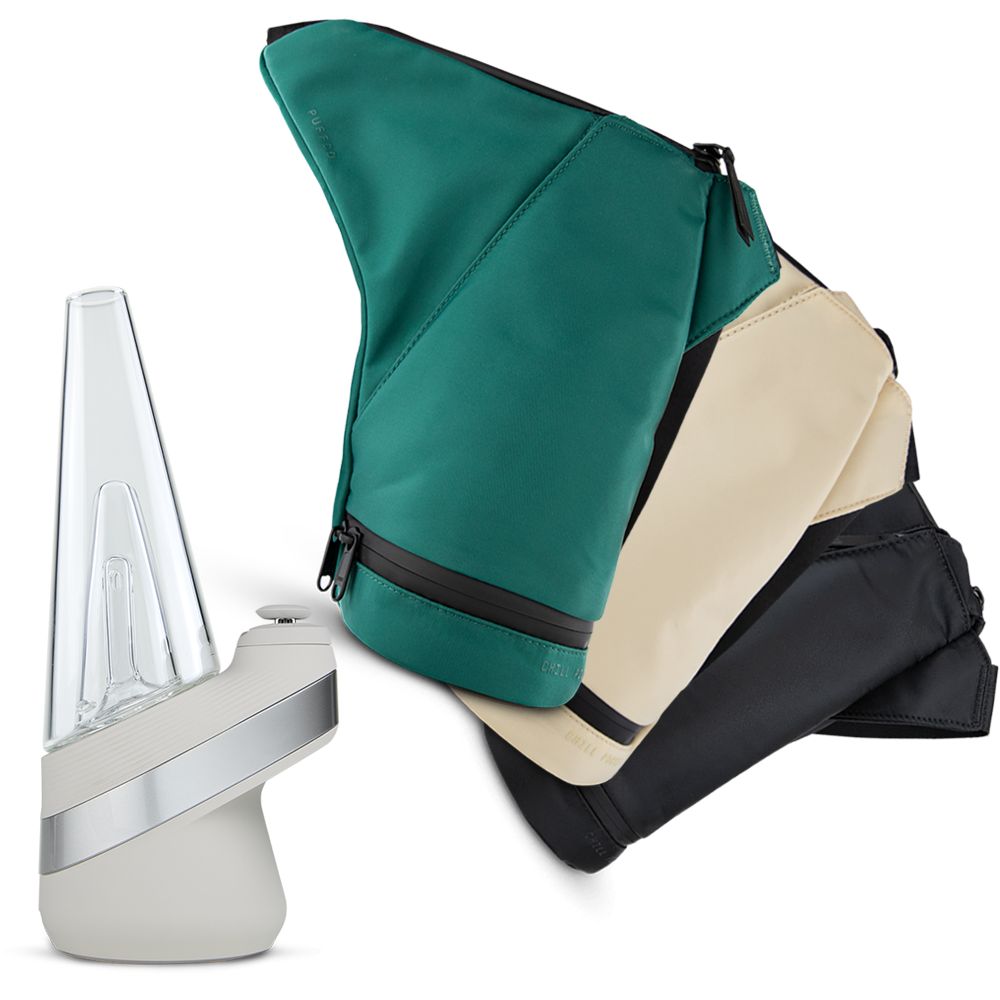 Puffco New Peak Vaporizer & Travel Bag Bundle | Cloud | 1700mAh