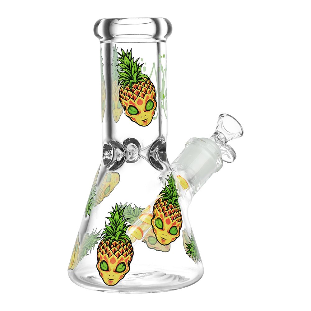 Pulsar Pinealien Design Series Glass Beaker Water Pipe - 8" / 14mm F