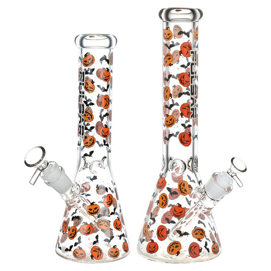 Pulsar Cackling Pumpkins Batty Beaker Glass Water Pipe | 14mm F