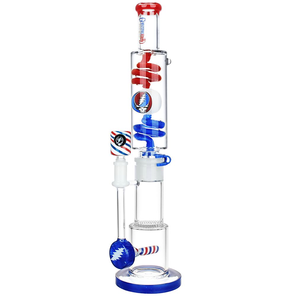 Grateful Dead x Pulsar 10 Year Flood Glycerin Water Pipe Kit - 16" / 14mm F