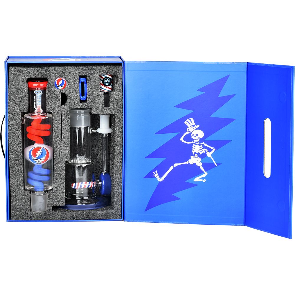 Grateful Dead x Pulsar 10 Year Flood Glycerin Water Pipe Kit - 16" / 14mm F