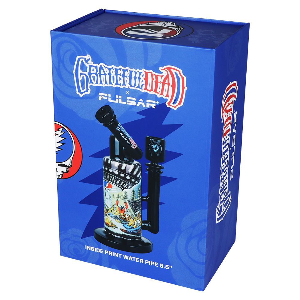 Grateful Dead x Pulsar Inside Print Water Pipe - 8.5" / 14mm F / UFO Jam