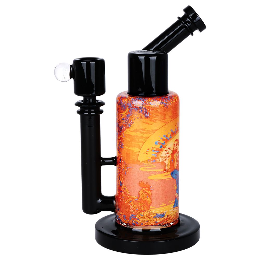Grateful Dead x Pulsar Inside Print Water Pipe - 8.5" / 14mm F / Sunset Dance