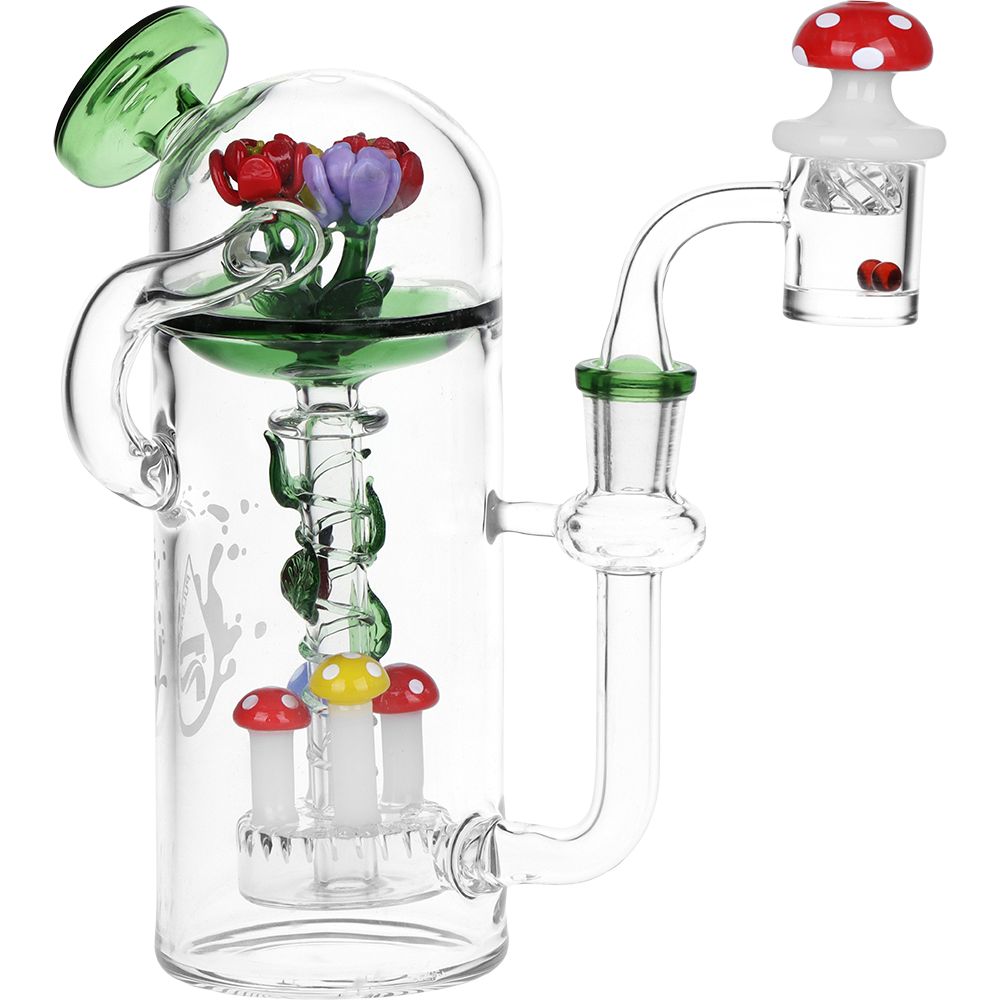 Pulsar Garden Glass Dab Rig Set - 7" / 14mm F