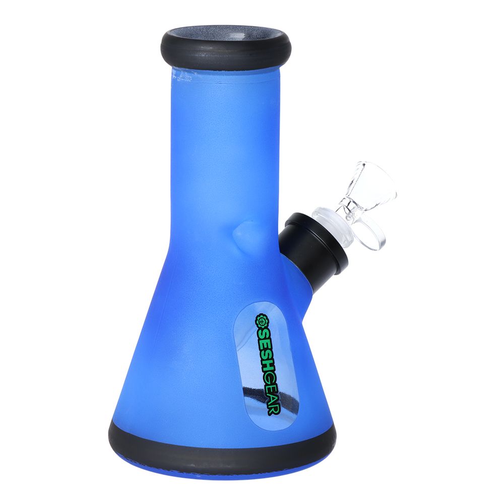 SeshGear Glass Beaker Water Pipe Smokers' Kit | 8" | 14mm F