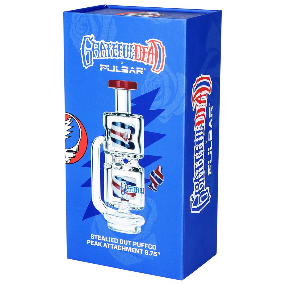 Grateful Dead x Pulsar Stealied Out Attachment Set for Puffco Peak & Peak Pro- 6.75"