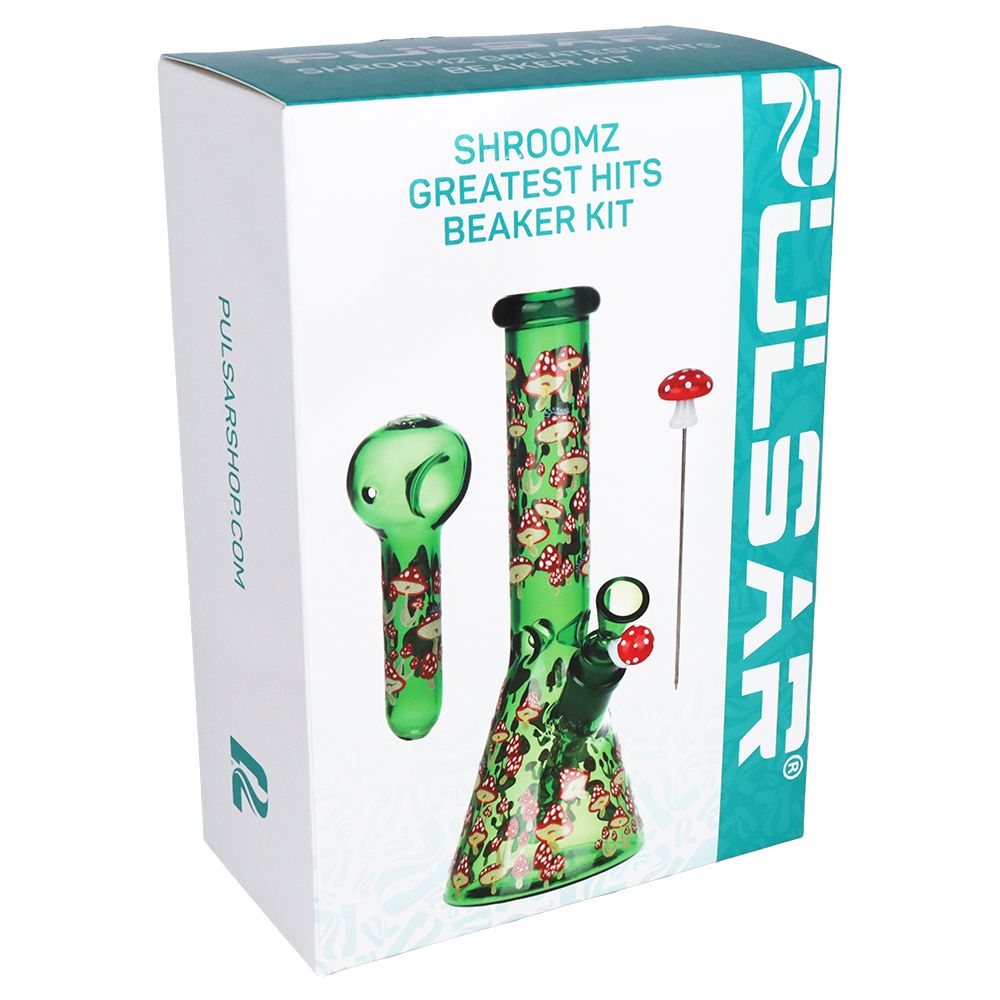 Pulsar Greatest Hits Series Glow Herb Pipe Duo / 10" / 14mm F