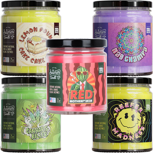 Beamer Candle Co. Odor & Smoke Killer Glass Jar Candle | 7oz