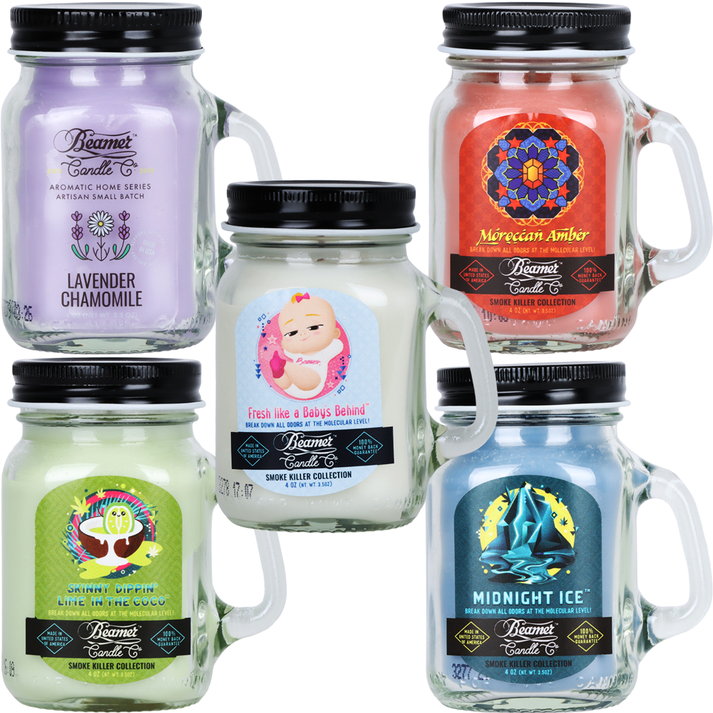 Beamer Candle Co. Smoke Killer Collection Mini Mason Jar Candle | 4oz