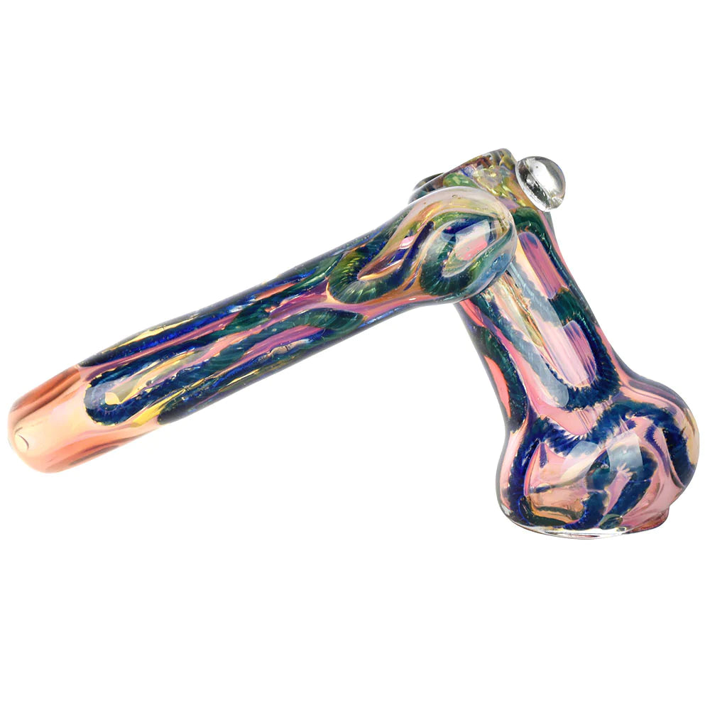 DNA Twist Gold Fumed Hammer Bubbler - 6"